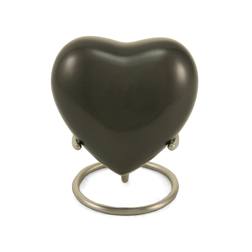 [URN-2822H] Classic (Slate) Heart Keepsake